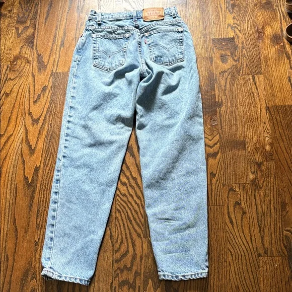 📌 Vintage 90s Levi’s 551 Relaxed Fit Tapered Leg Denim Jeans Women’s 6 Short S - Picture 8 of 12